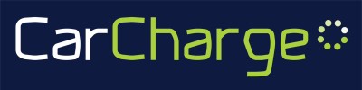 CarCharge Logo Blauw achtergrond