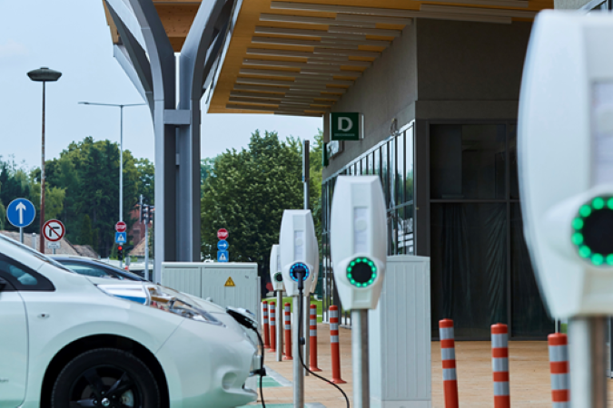 verbruik elektrische auto laadpaal